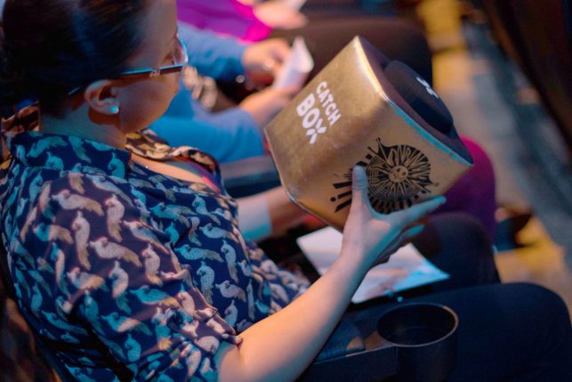 Cirque du Soleil CatchBox in Use